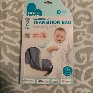 Love to Dream Swaddle Up Transition Bag - Blue and White